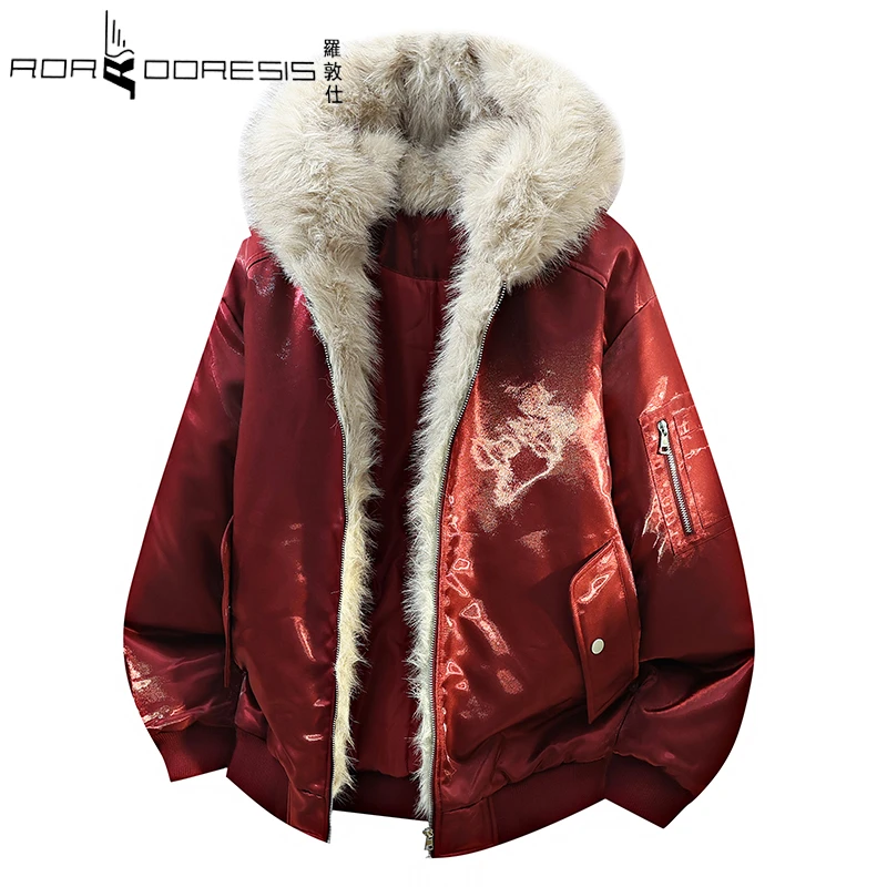 【韩跑跑甄选】秋冬保暖棉衣美式加厚座山雕棉服韩版加厚百搭外套