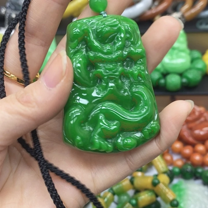 悟***缘翡翠未镶嵌手链项链36