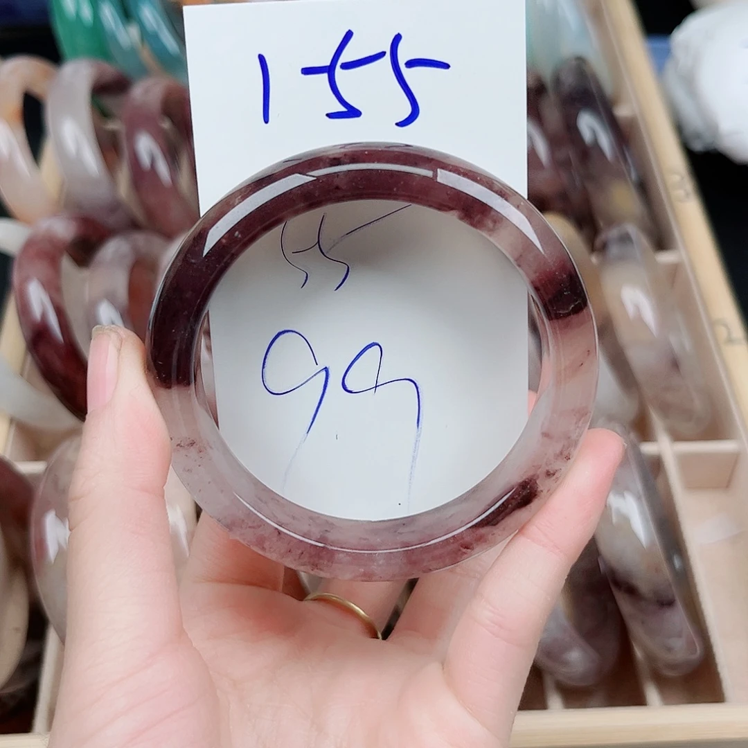 石英质玉未镶嵌手镯1.55