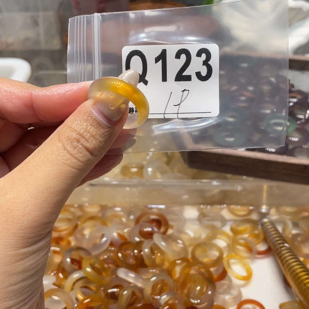 玛瑙/玉髓未镶嵌戒指123