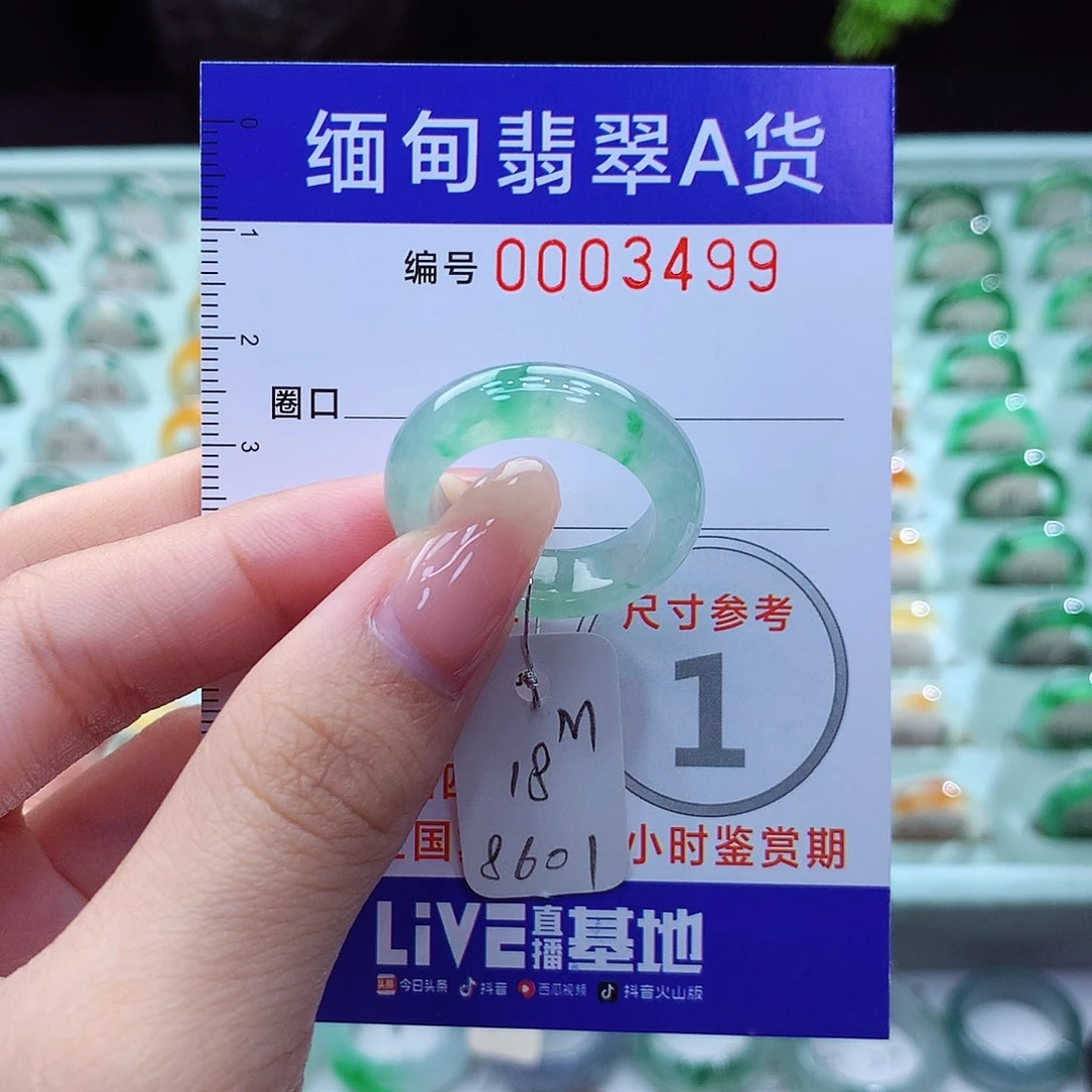 翡翠戒指未镶嵌18号