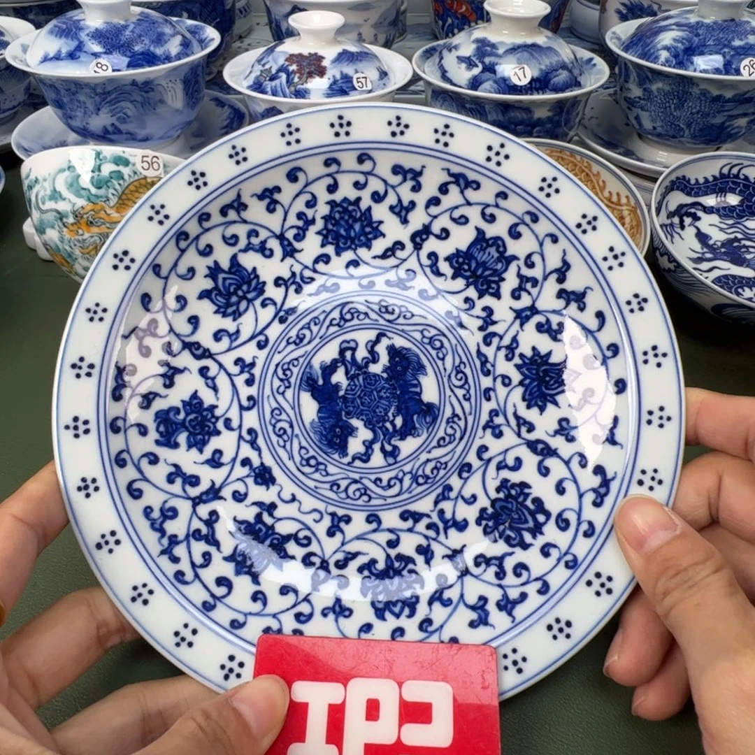 陶瓷景德镇纯手工纯手绘茶具木木53