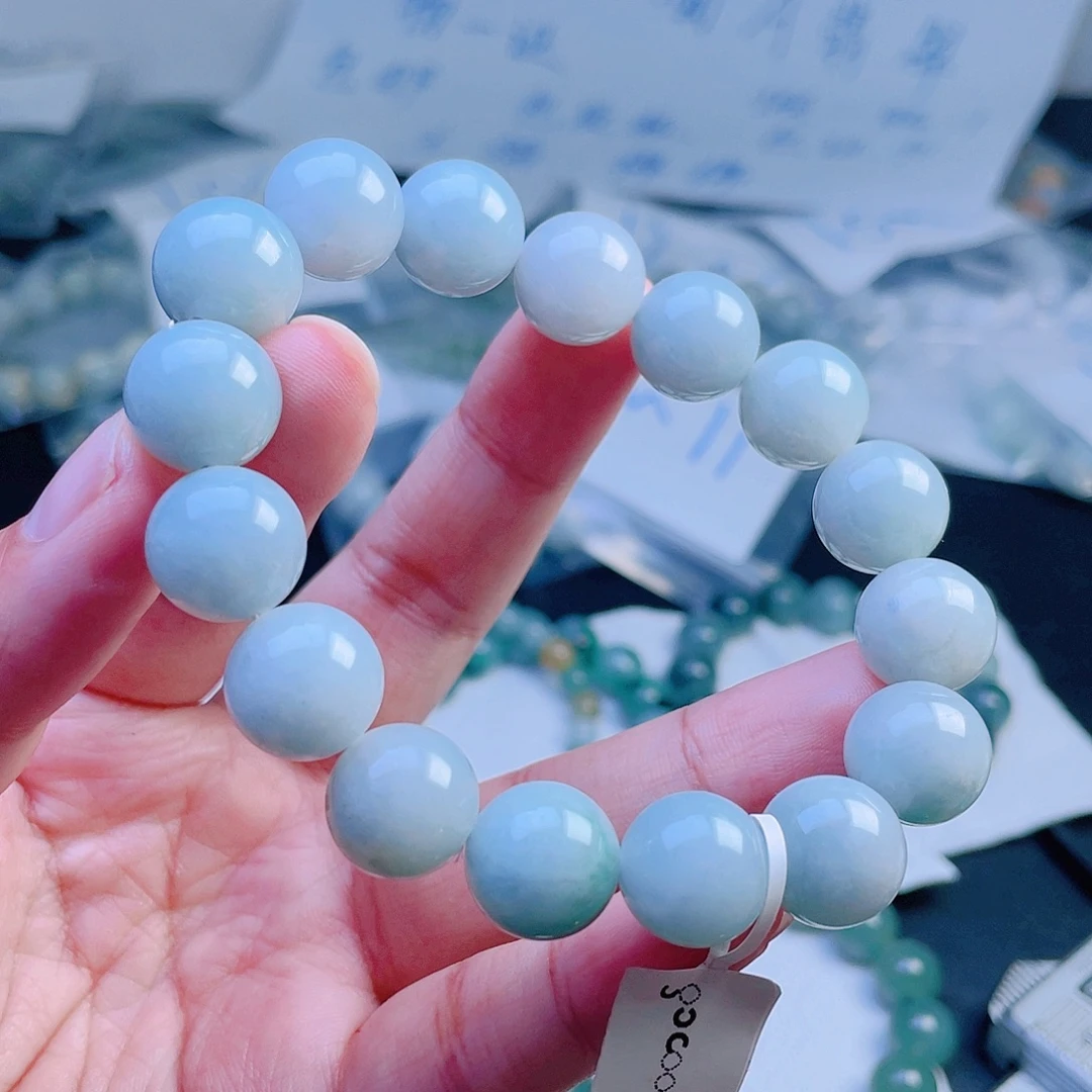 定制翡翠未镶嵌珠串
