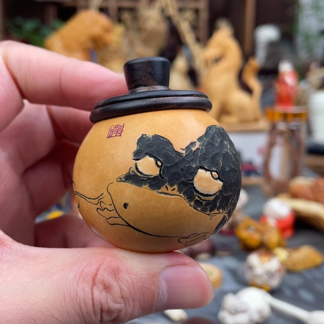 木方颜竹木艺术把件