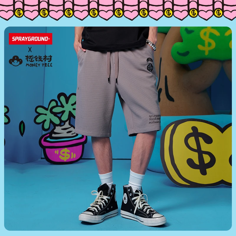 【摇钱树】SPRAYGROUND鲨鱼嘴针织短裤宽松夏季百搭潮流JM WE121902