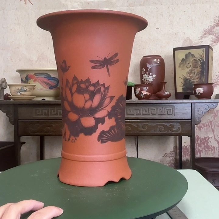 紫砂花盆宜兴紫砂