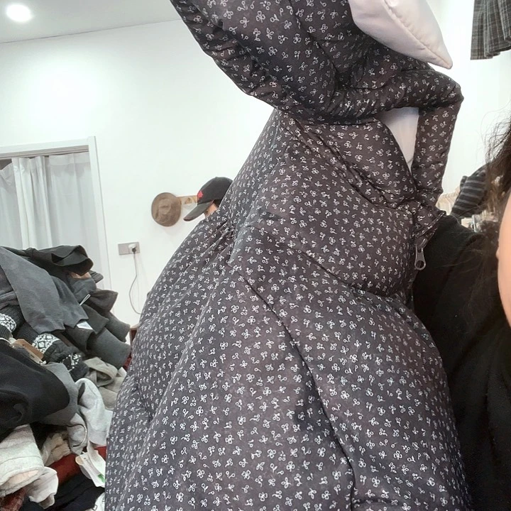 130码棉服碎花厚