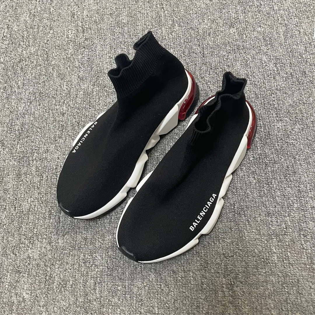 95新 Balenciaga/巴黎世家 圆头套穿高帮生活休闲鞋 36码/7708