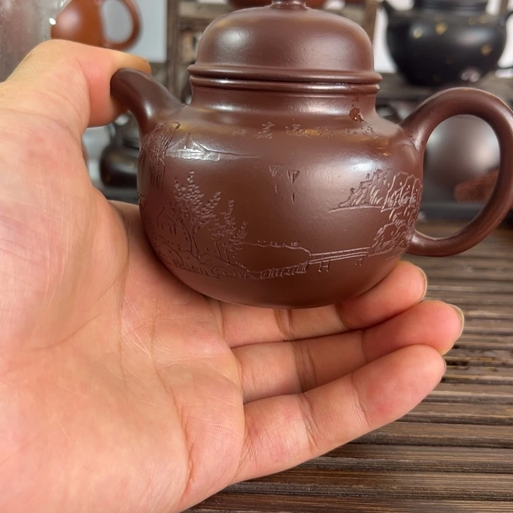 茶壶紫砂原矿紫砂手工制作