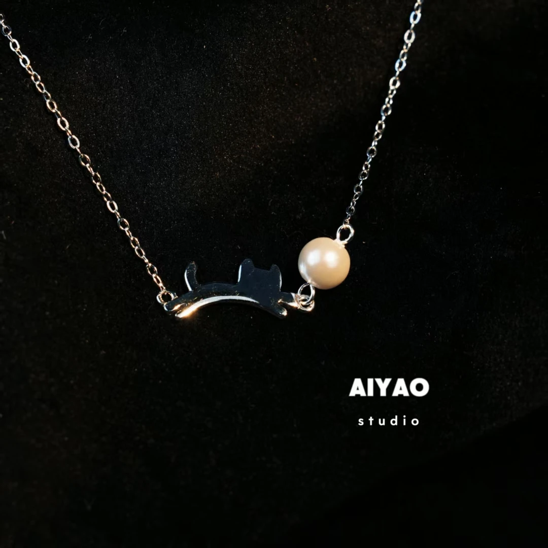 合金手链 【AIYAO】玩球的猫咪 手链A31