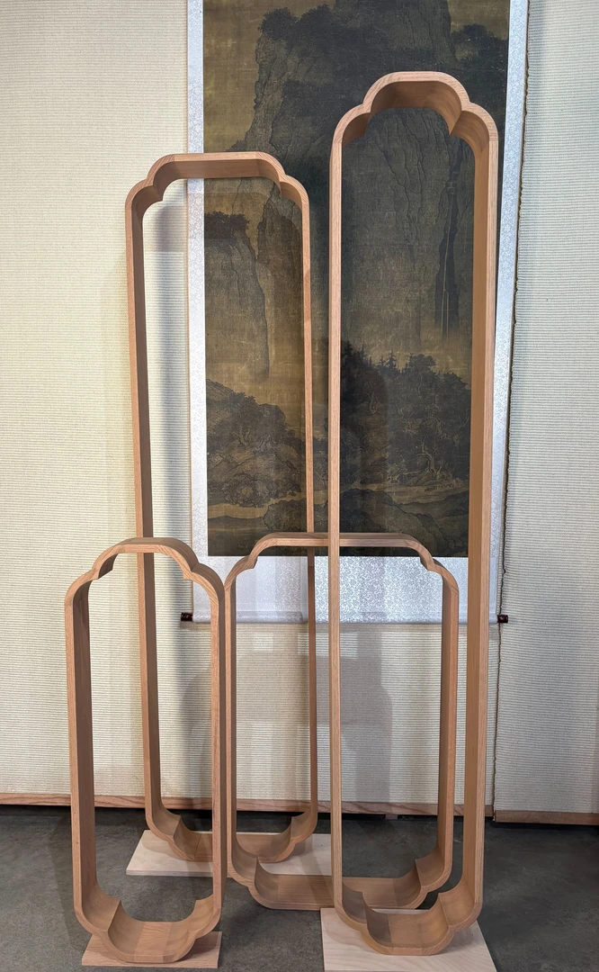 宋式美学原木海棠窗中式复古小轩窗