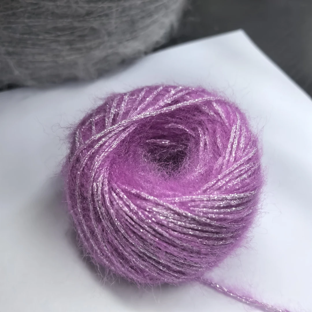 小美手工毛线编织拉架羊绒纯毛金聪马海毛100毛马海毛毛线