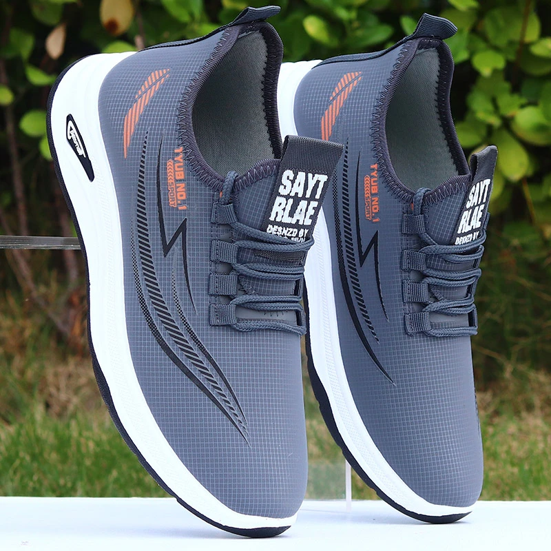 秋季新款男鞋子皮面防水一脚蹬运动休闲鞋男士轻便软底工作上班鞋