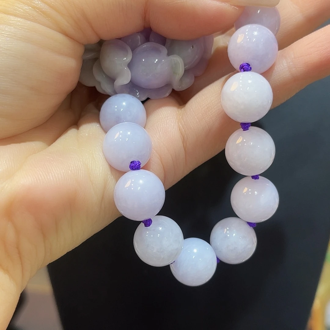 翡翠未镶嵌项链天****店牡丹花