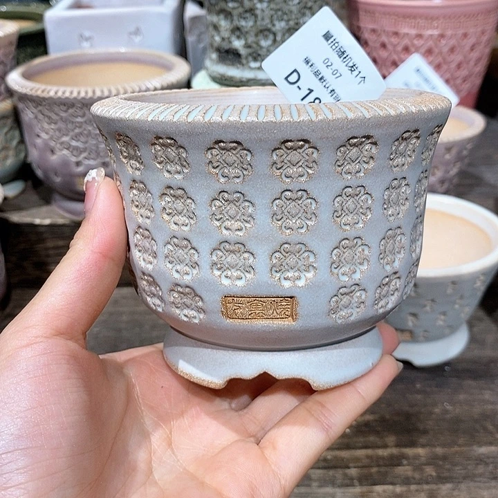 七里烧花盆2-7-182口径8