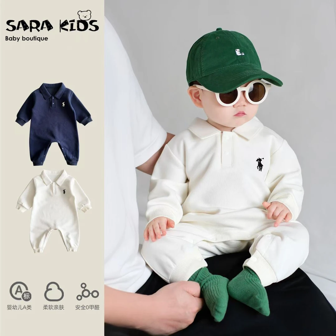 2025新款婴幼儿秋装男女宝宝春秋衣服连体衣爬服新生儿长袖哈衣