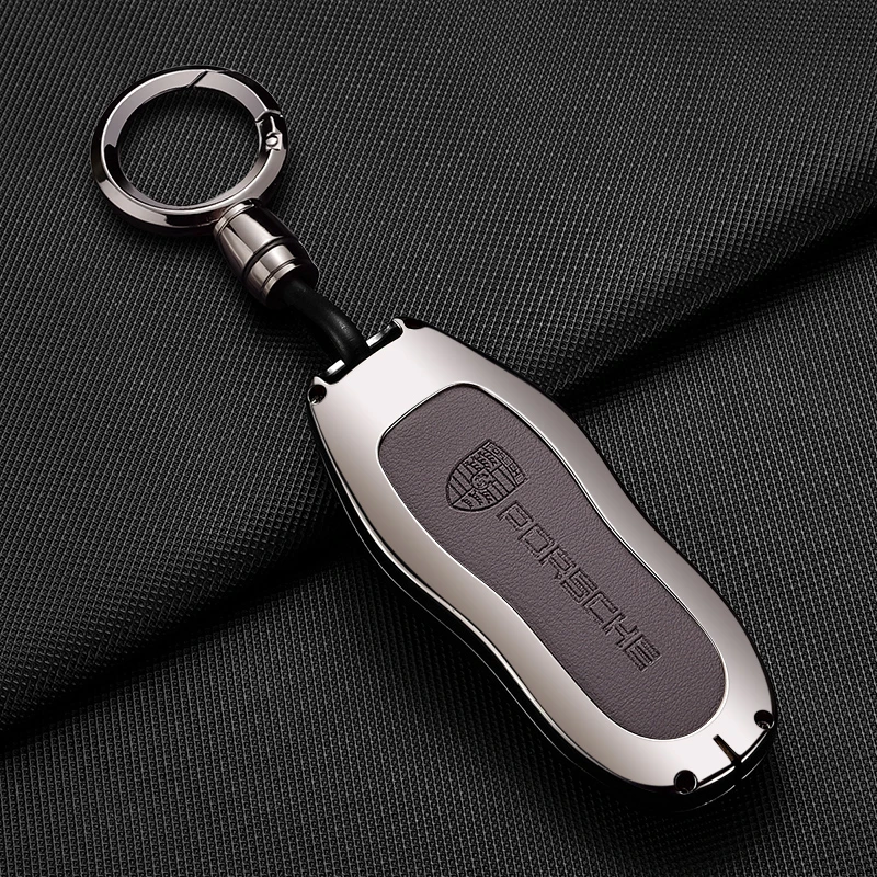 新梅拉车卡宴男女玛卡帕拉套Taycan钥匙保时捷Macan壳718包扣911