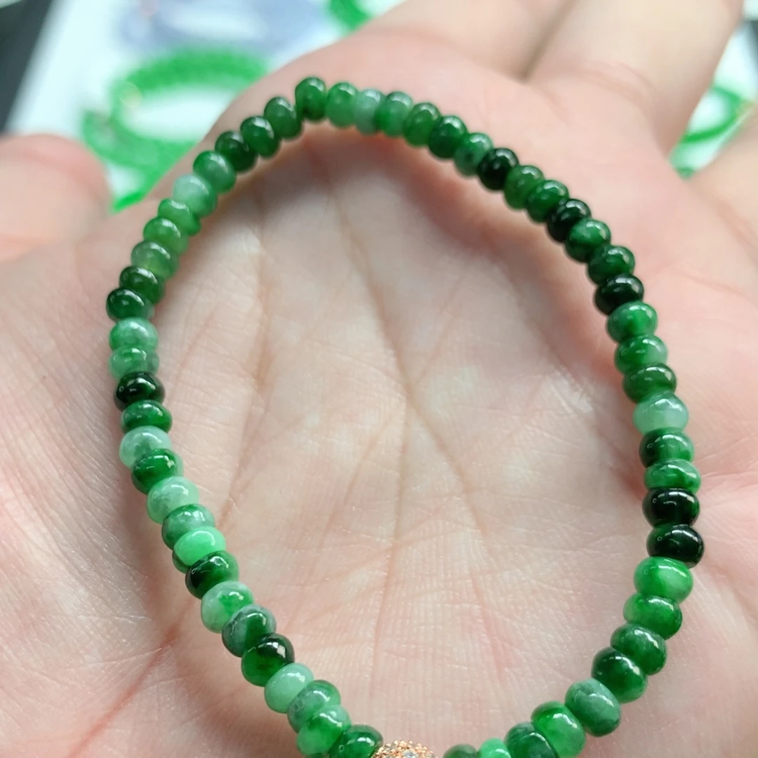 翡翠未镶嵌手链翡翠