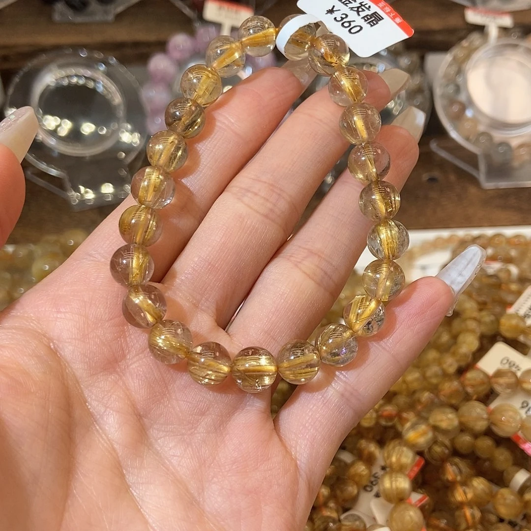 水晶手链未镶嵌潇***天美