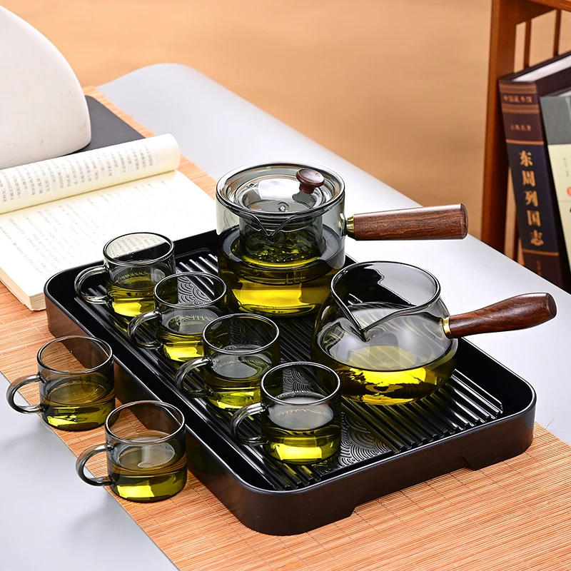 轻奢专用泡茶透明家用水具全自动喝水杯茶壶茶具