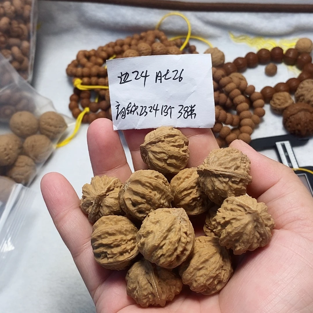 核桃手串/手链八棱官帽单圈