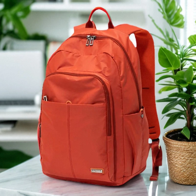 时尚牛津布双肩包女户外轻便防水旅行包大容量电脑背包学生书包男