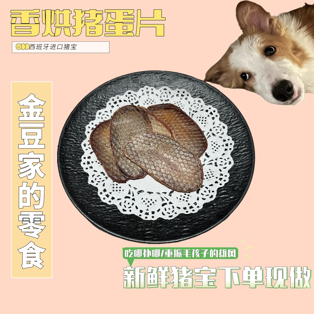 香烘猪宝片猪蛋蛋宠物零食富含微量元素适合训犬