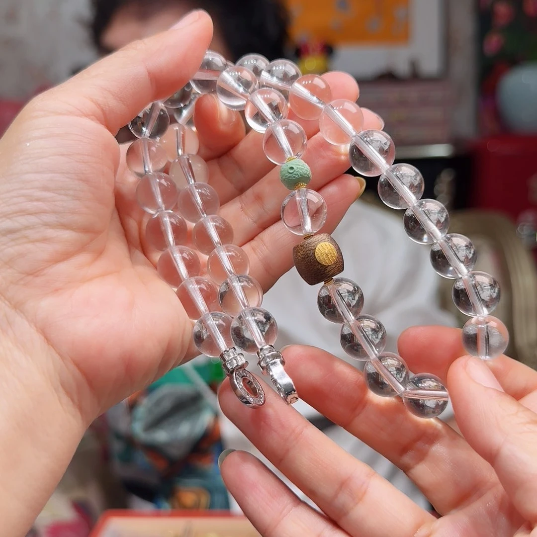 水晶手串未镶嵌草****半项链