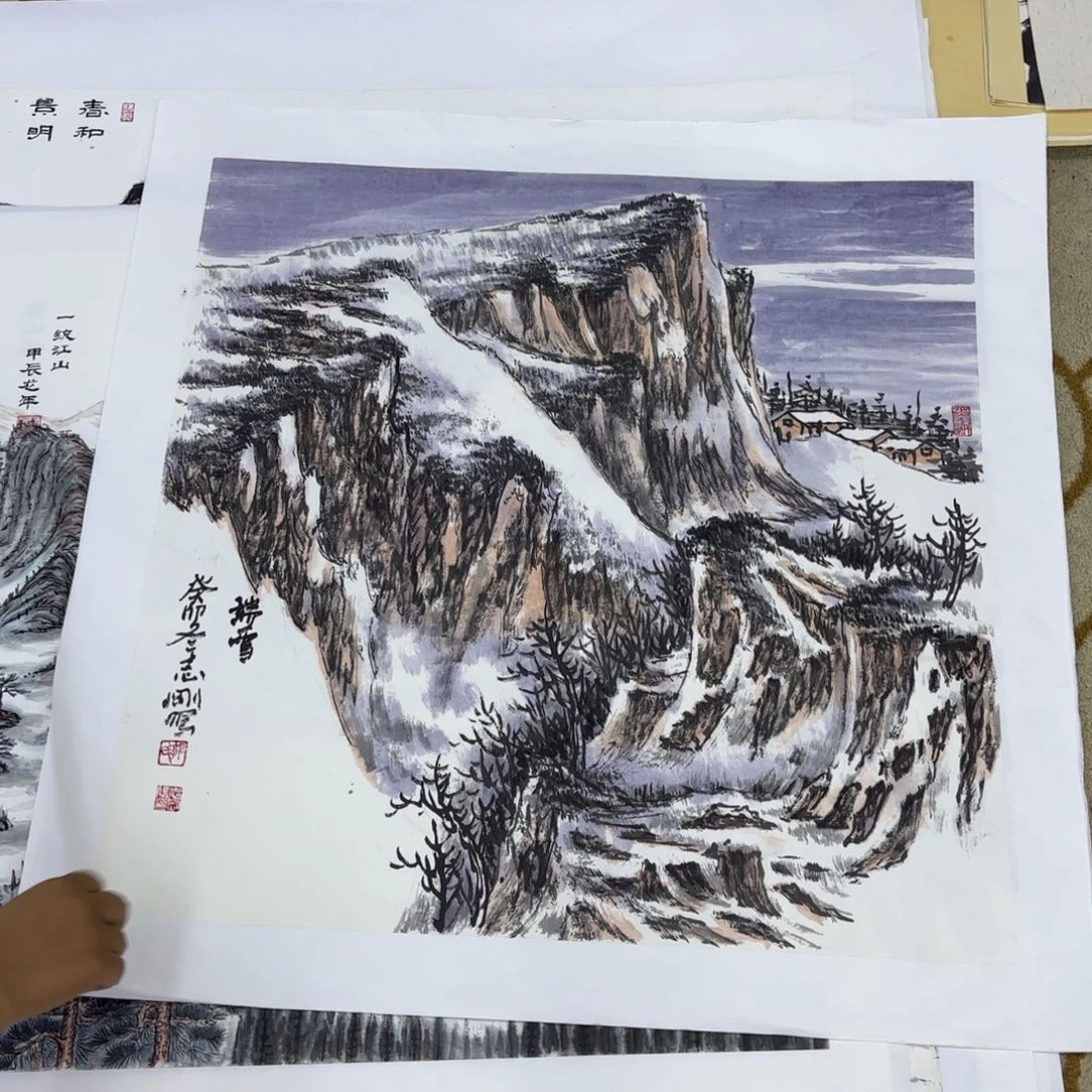 国画国画老师作品刘