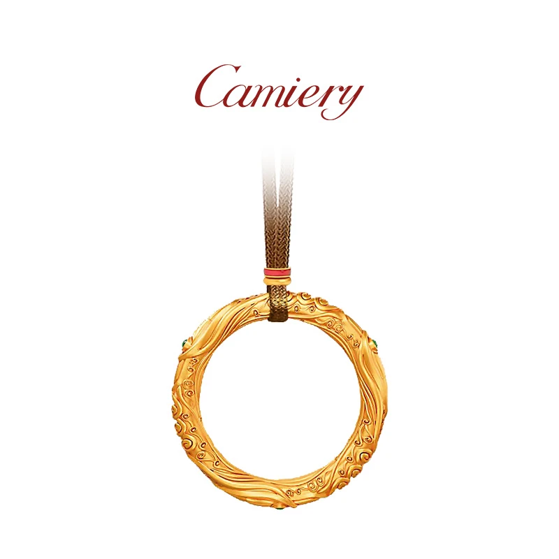 CAMIERY 新中式经典乾坤圈项链精致时尚百搭