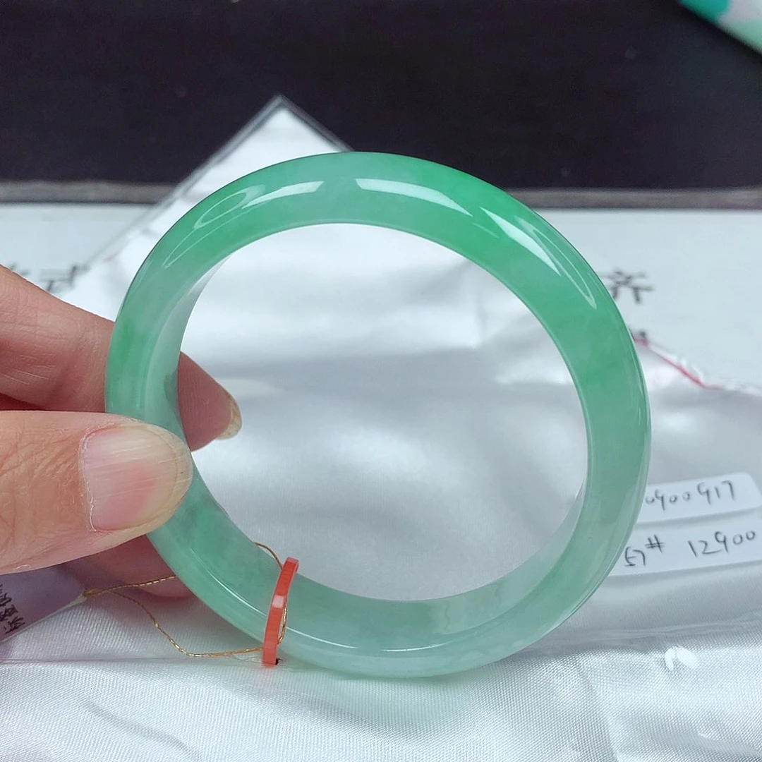 未镶嵌手镯翡翠57圈0917