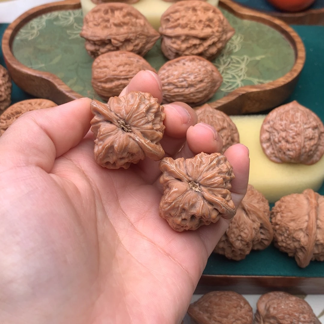 把件文玩核桃白蛇骨35