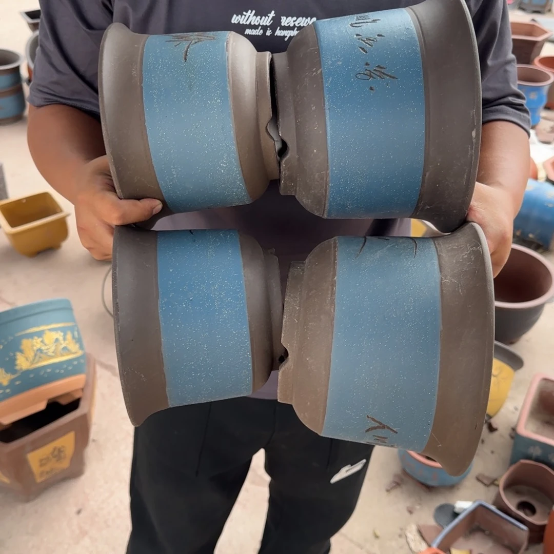 紫砂花盆瑕疵和瑕疵