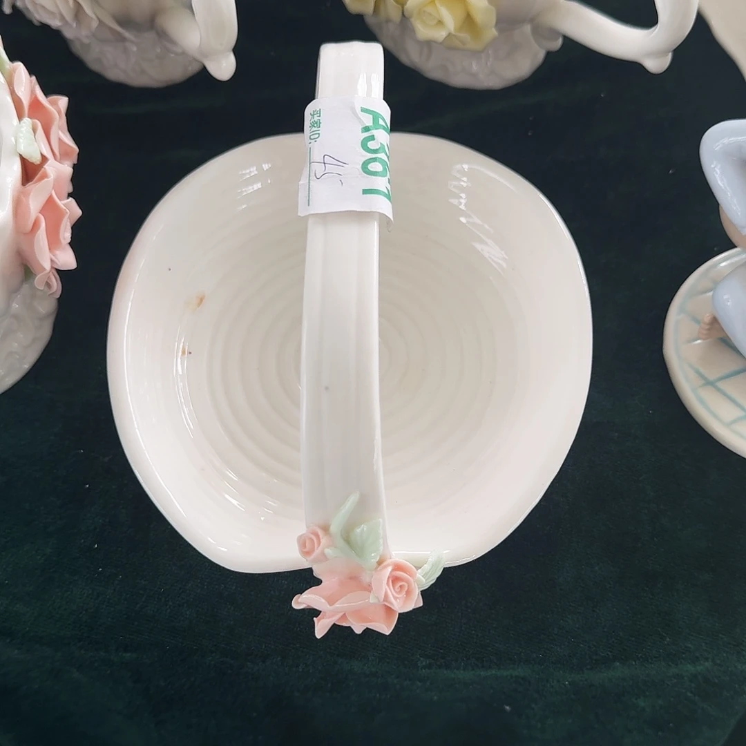 玫瑰花提篮水果盘