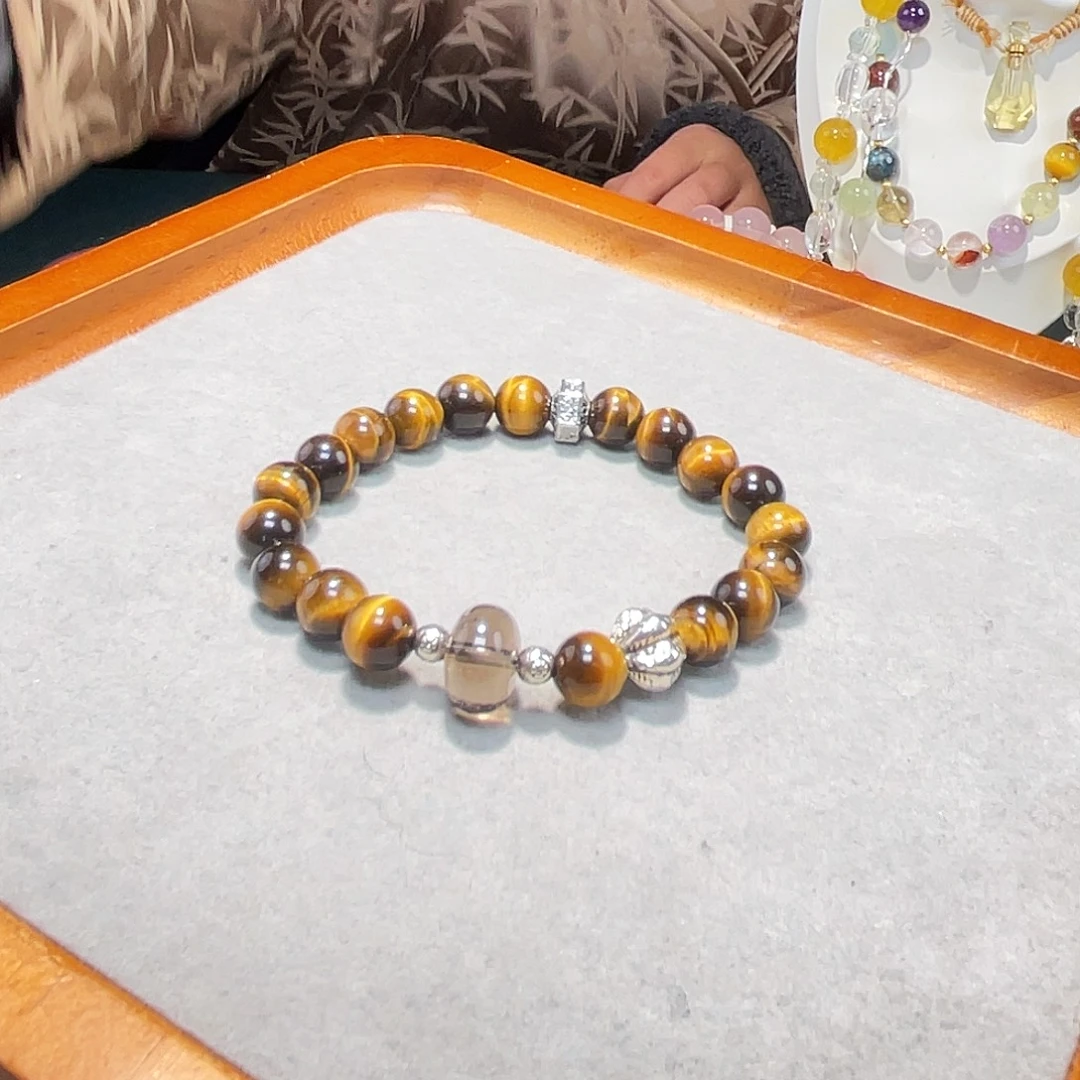 K***h手链未镶嵌水晶虎眼8➕