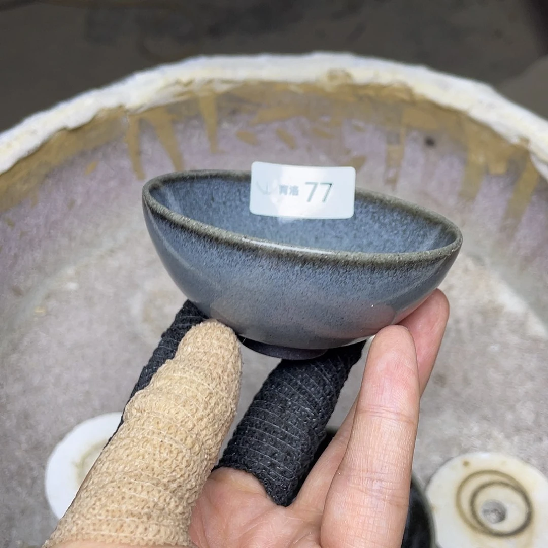 茶盏77 福临号建盏柴烧薄胎