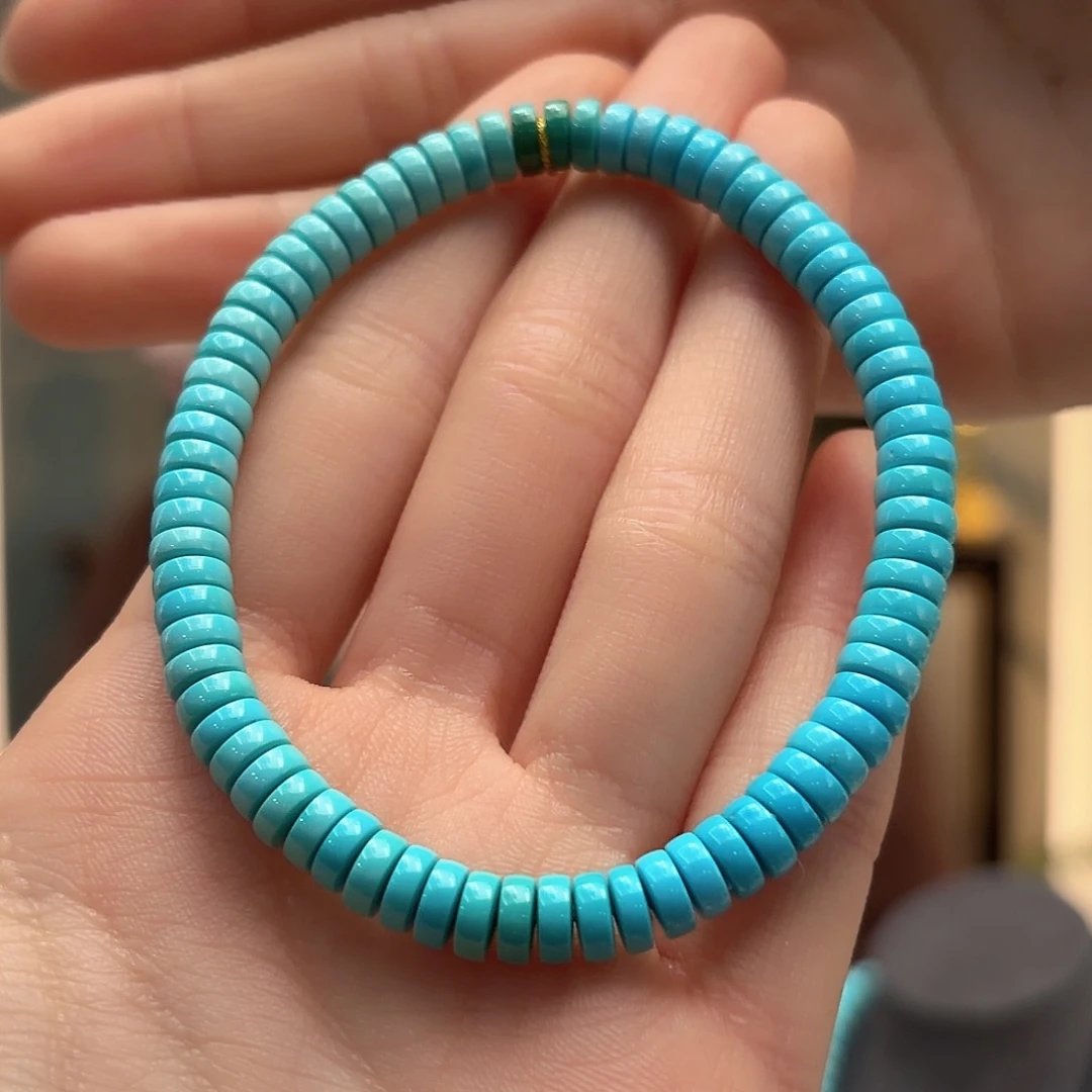 绿松石未镶嵌颈饰