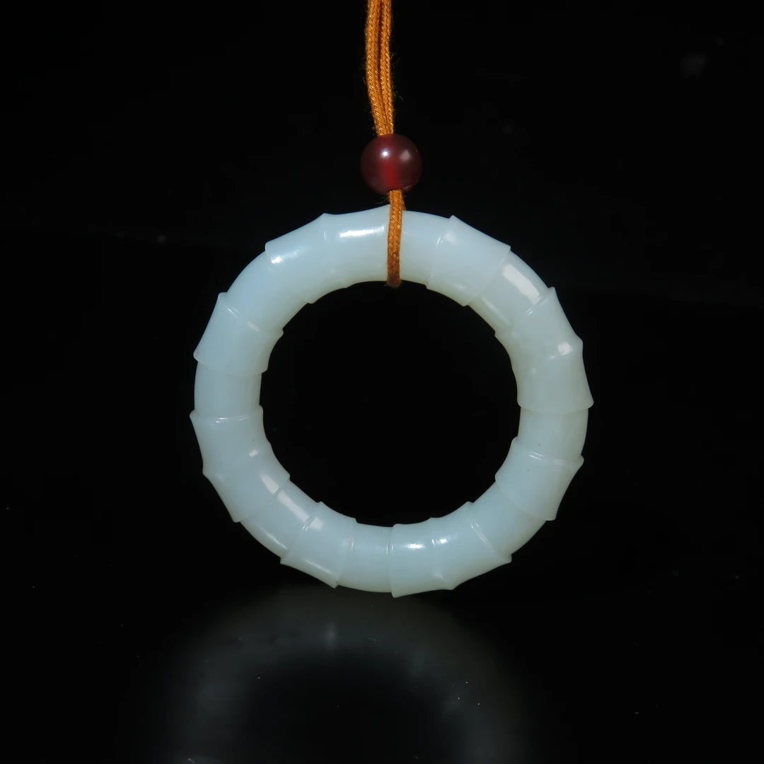 清代玉环/MZ106723/和田玉/民族文物