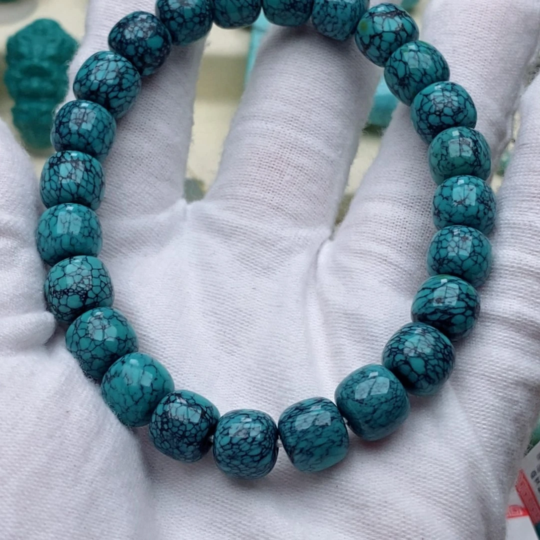 刺***猬绿松石未镶嵌珠宝奇石