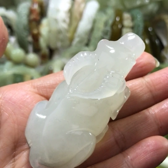 岫玉未镶嵌手镯手把