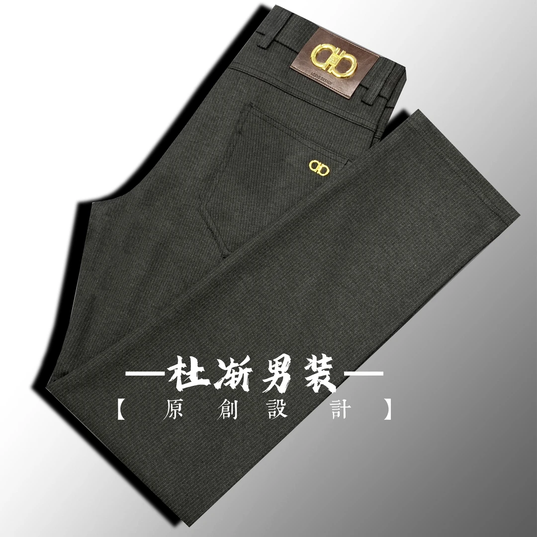 【春秋新款】百搭毛呢舒适直筒小西裤 修身不紧身的欧货男裤25115