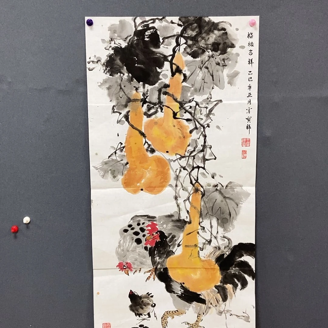 国画王宝祥手绘作品欣赏50.100