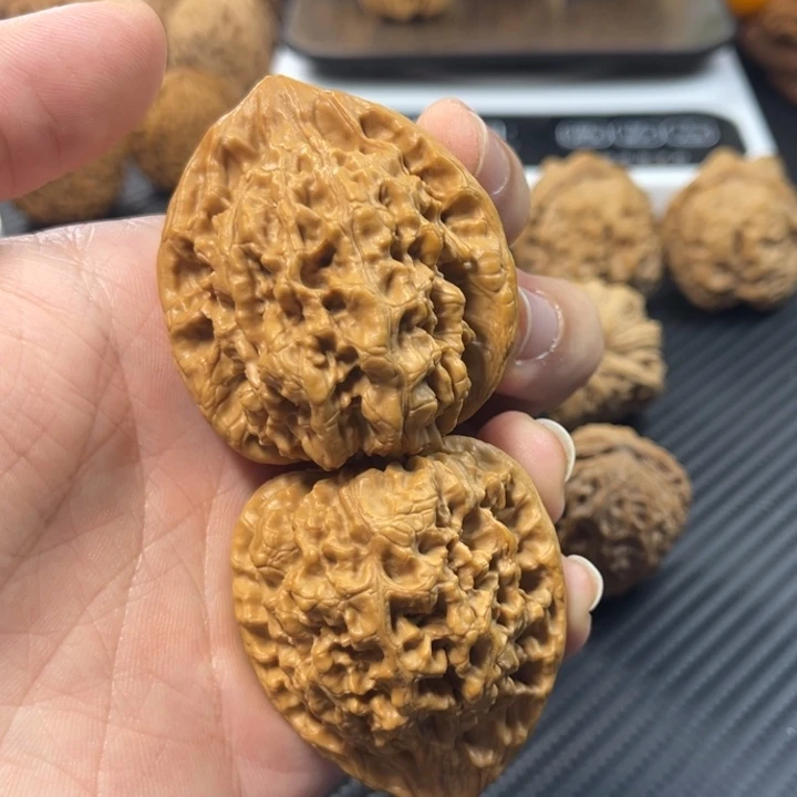 把件文玩核桃44官帽（磕