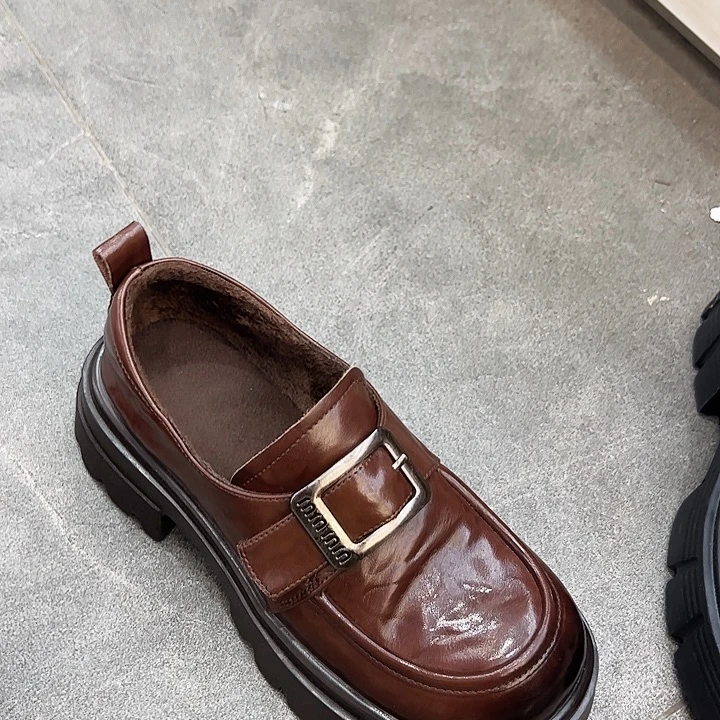 单鞋4522-30073棕色37