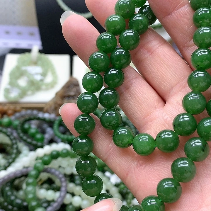 【闪购商品】和田玉手链未镶嵌9.5