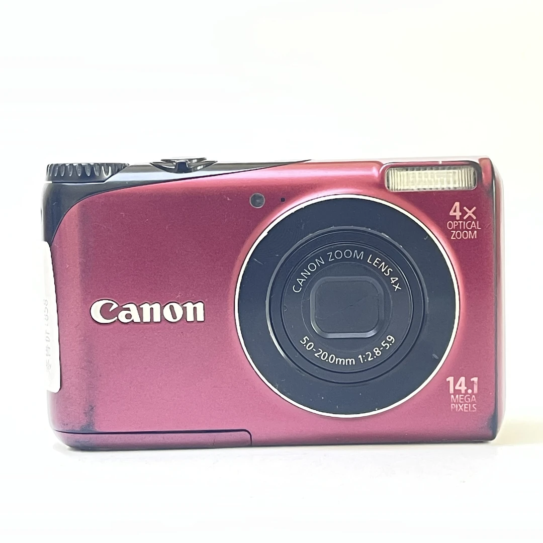 95新 Canon/佳能 a2200红色1410万像素4x光变带live冷白皮清透感