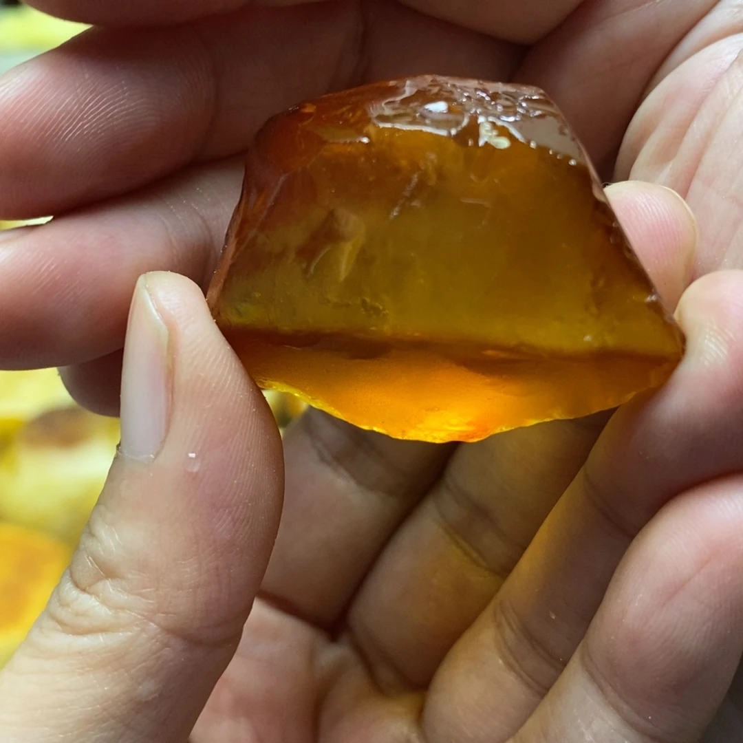 定制琥珀未镶嵌传世琥珀蜜蜡定制
