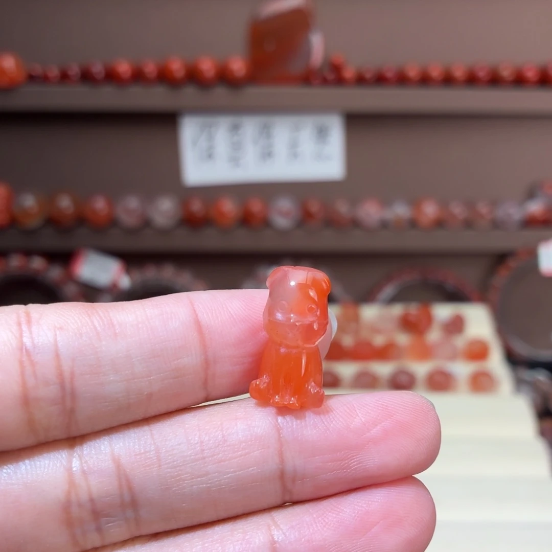 S***s未镶嵌川料南红玛瑙狗狗