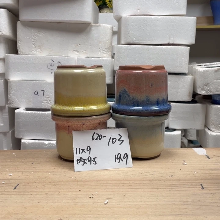 紫砂花盆多肉陶土花盆微瑕103