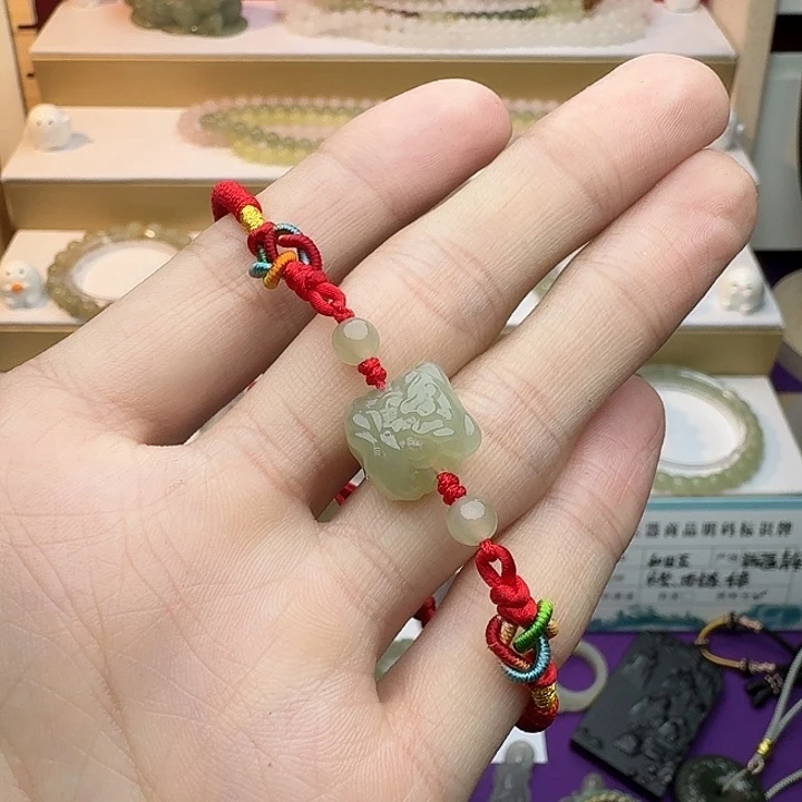 和田玉未镶嵌手机链